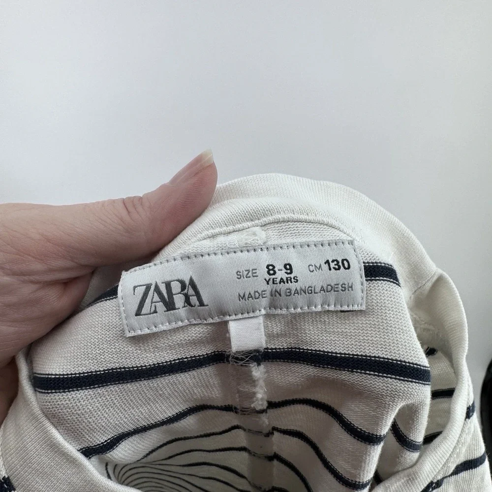 Lot of 4 Boys Shirts Size 7/8/9 Abercrombie Zara Art Class Back to School